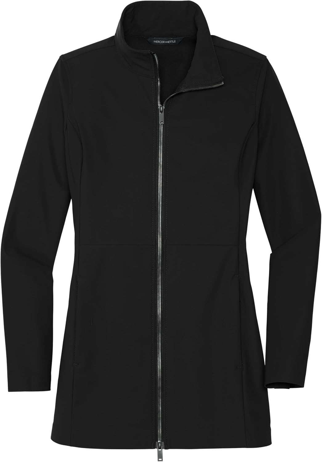Women's Faille Soft Shell | Business Casual Jacket, Water Resistant, Lightweight, Two Way Zipper
