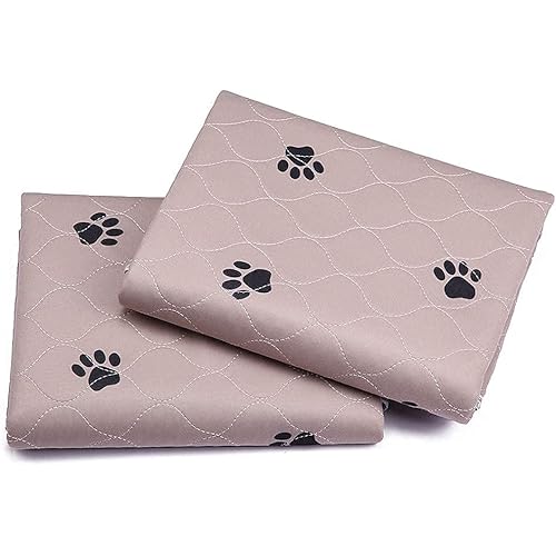 SincoPet Washable Dog Pee Pads with Puppy Grooming Gloves,Puppy Pads,Reusable Pet Training Pads,Large Dog Pee Pad,Waterproof Pet Pads for Dog Bed Mat,Super Absorbing Whelping Pads
