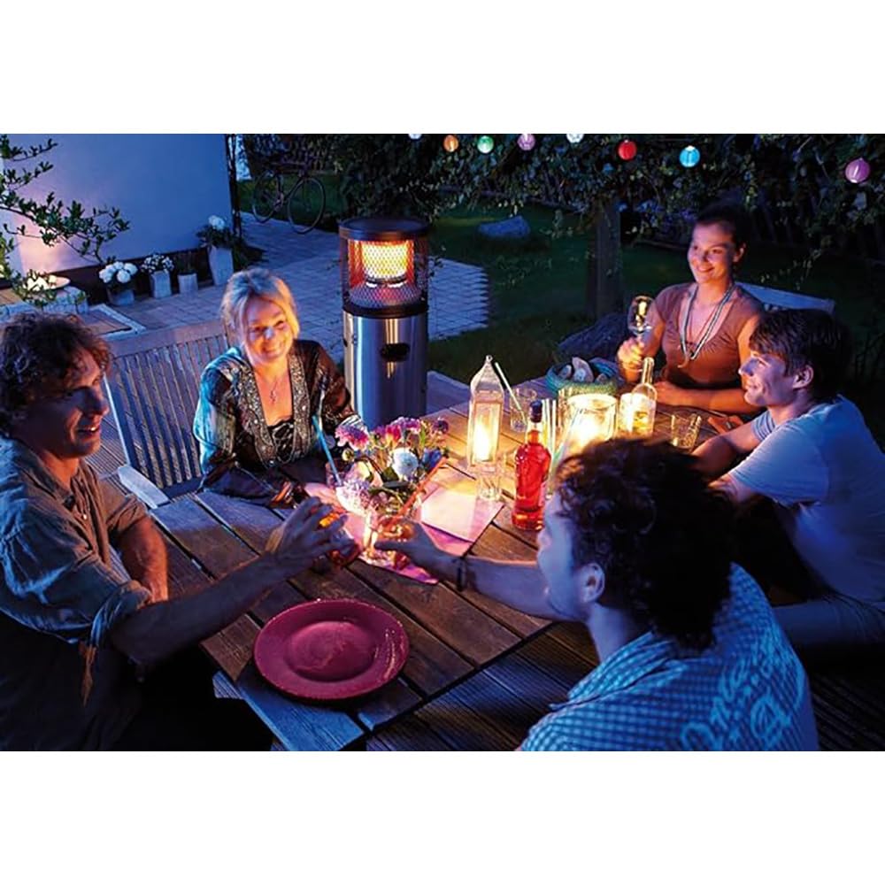 Butsir Estufa de terraza enders polo, 115 cm, 6 kW, Gris, 42x47x83 cm, ETBA0013