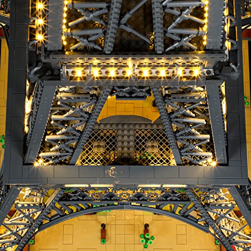 Image of BRIKSMAX LED Lighting Kit for Architecture The Eiffel Tower - Compatible With Lego 10307 Building Blocks Model - Not Include Set