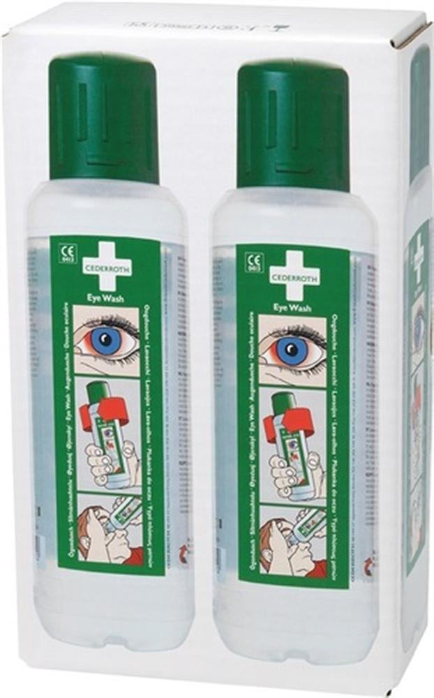 Cederroth AUGENSPÜLFLASCHE 1 x 2 Flaschen je 500 ml