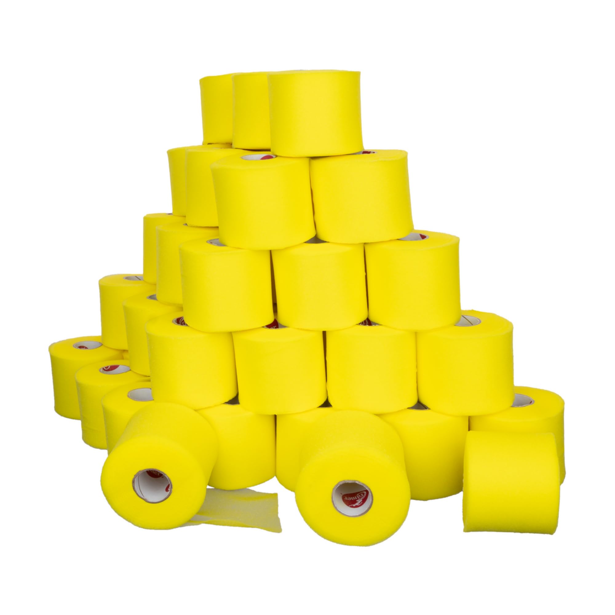 Cramer Tape Underwrap Bulk Case of 48 Bright Yellow Rolls Non-Latex Sports Prewrap to Protect Skin Use Under