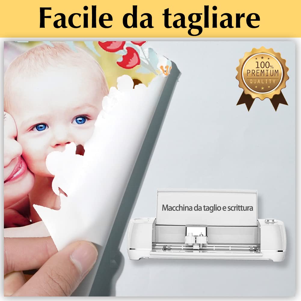 TransOurDream Carta di trasferimento per stampanti a Getto d'inchiostro,Carta termoadesiva per Tessuti Chiari,Non Stampa a Specchio, Fogli DIN A4X10, Carta per Magliette Chiare (I-2-5.0-10)