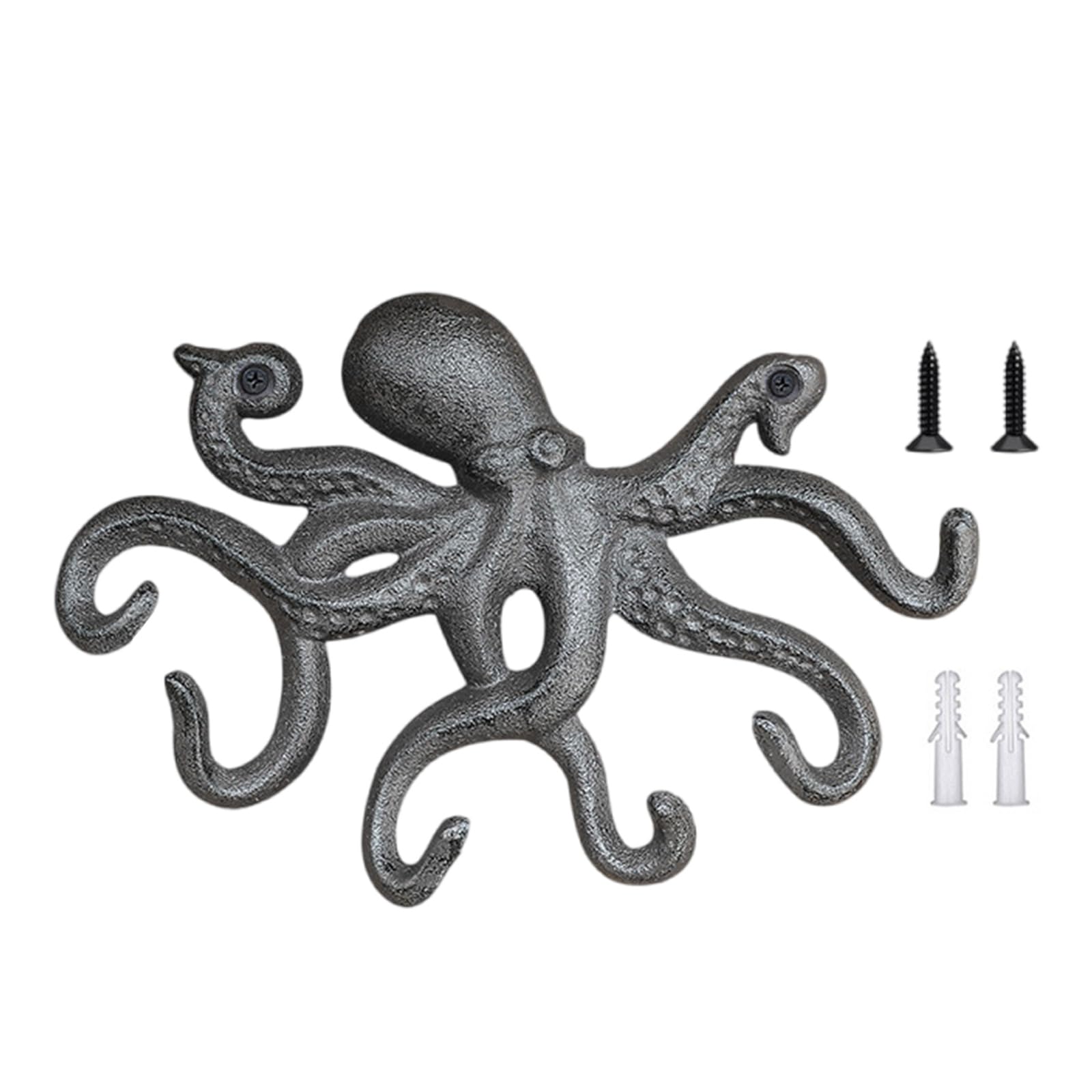 Limtula Multi Purpose Iron Octopuses Shaped Wall Hook for Organizing Small Household Items Practical Outerwear Hanger Traditional Iron Shelf Fasteners