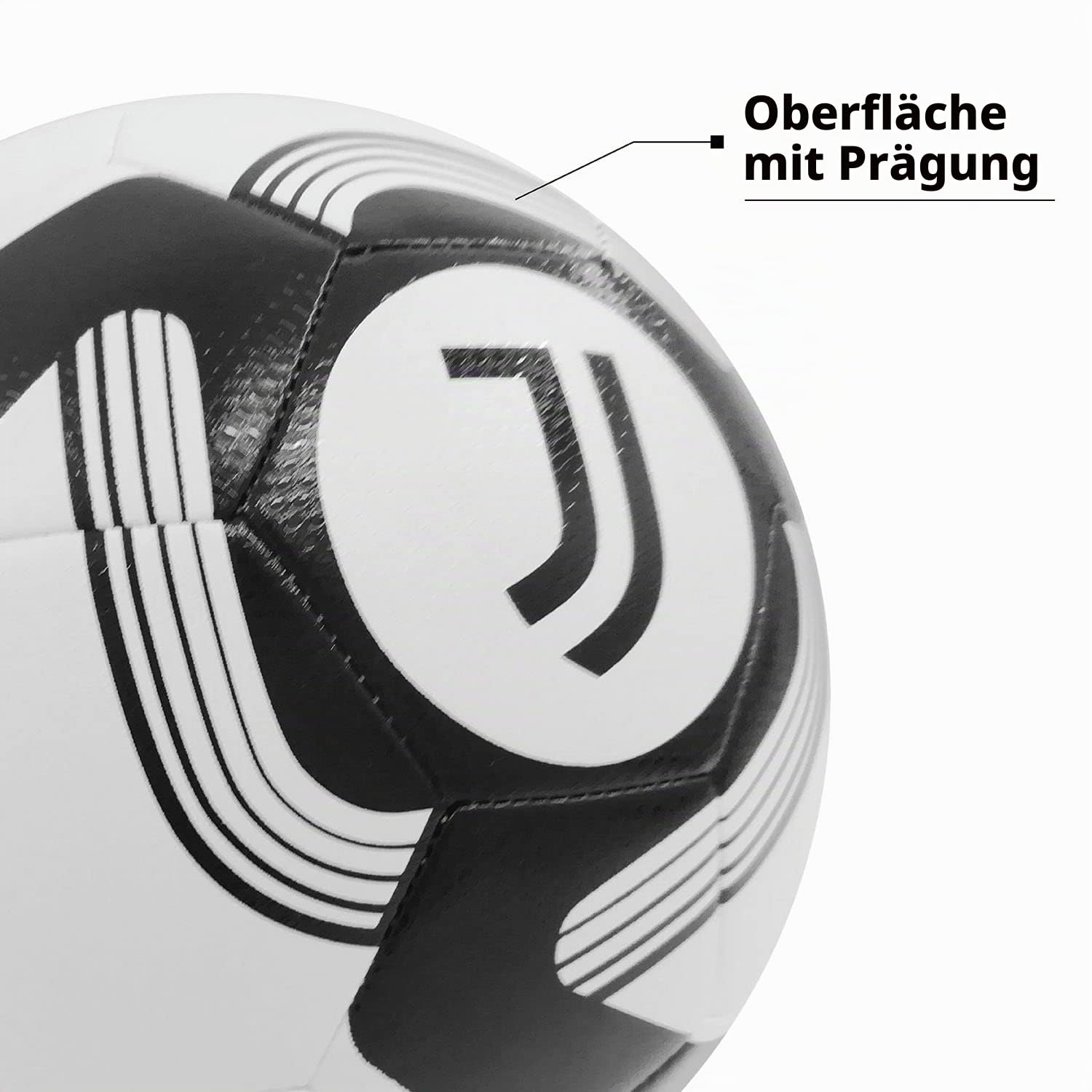 Mondo Sport - JUVENTUS Genähter Fußball - Offizielles Produkt - Größe 5 - 400 g - 13640