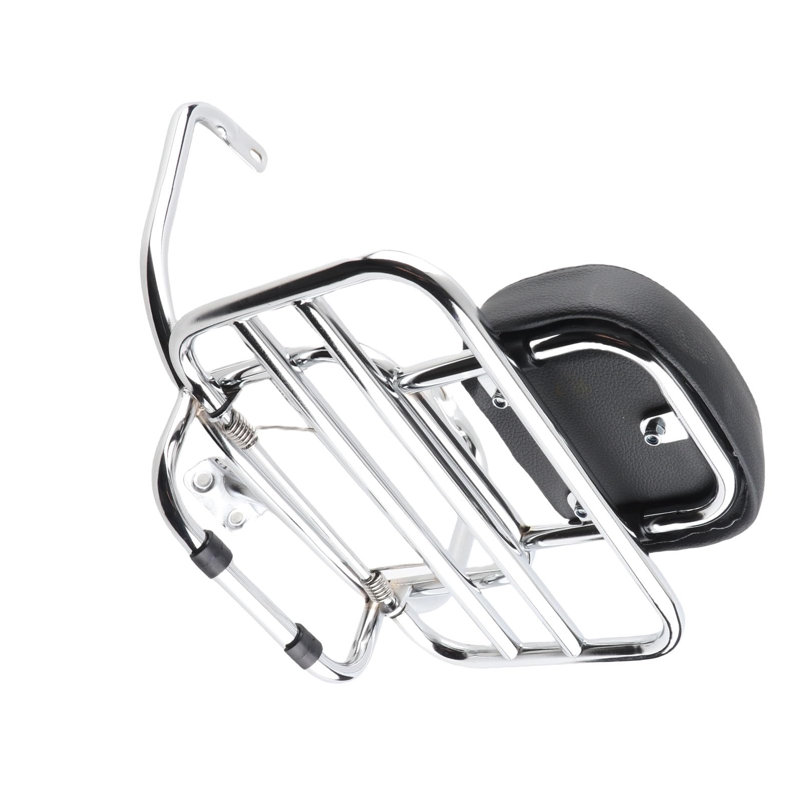 Portaequipajes para Motocicleta para GT GTS GTV 300 250 125, Estante portaequipajes Trasero con Soporte de Respaldo, Soporte Trasero de aleación de Acero Cromado para la segu