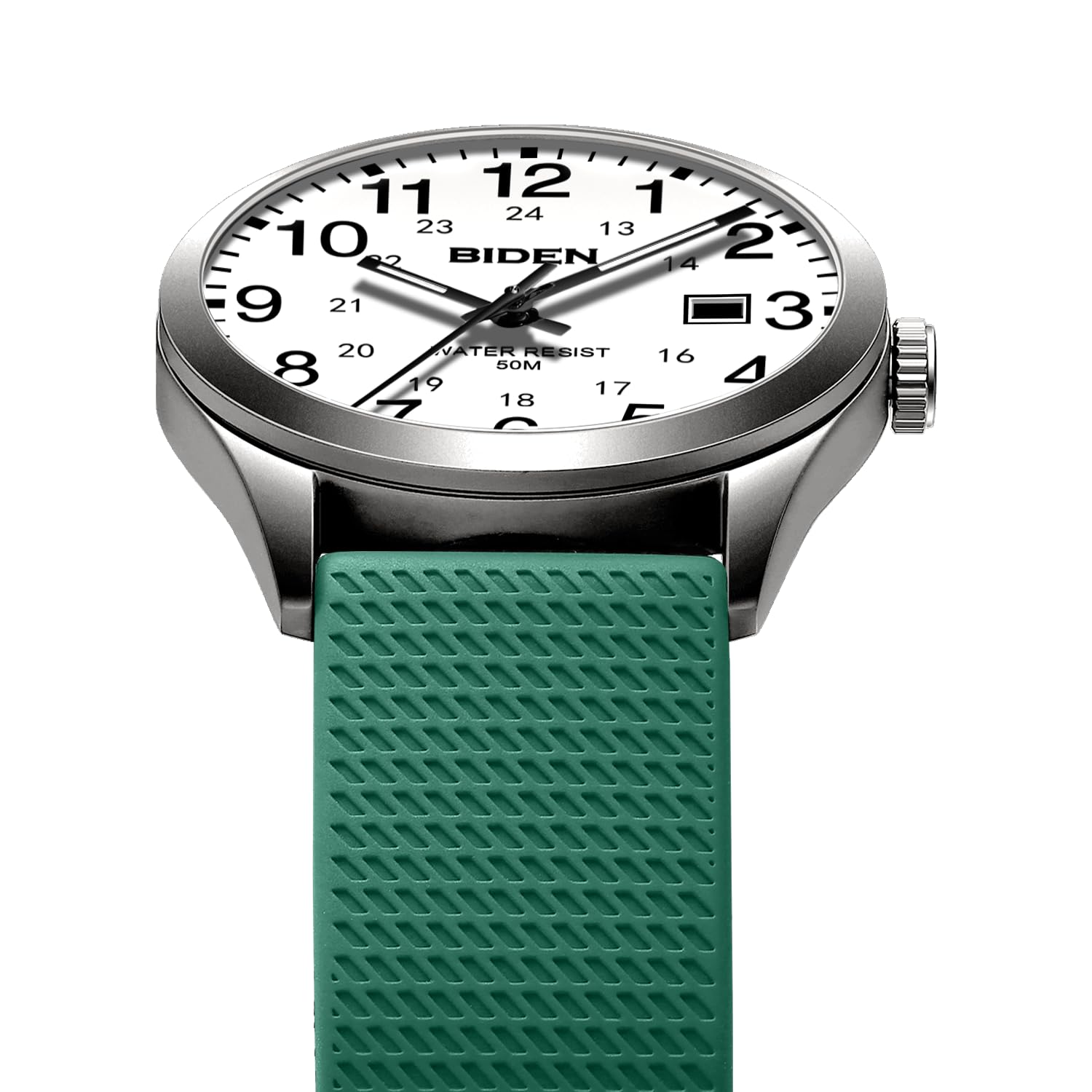 LN LENQIN Mens Watches Analog Quartz Sports Unisex 30M Waterproof Nurse Watch for Men Women Medical Professionals Military Time with Second Hand Glowing Easy to Read Dial