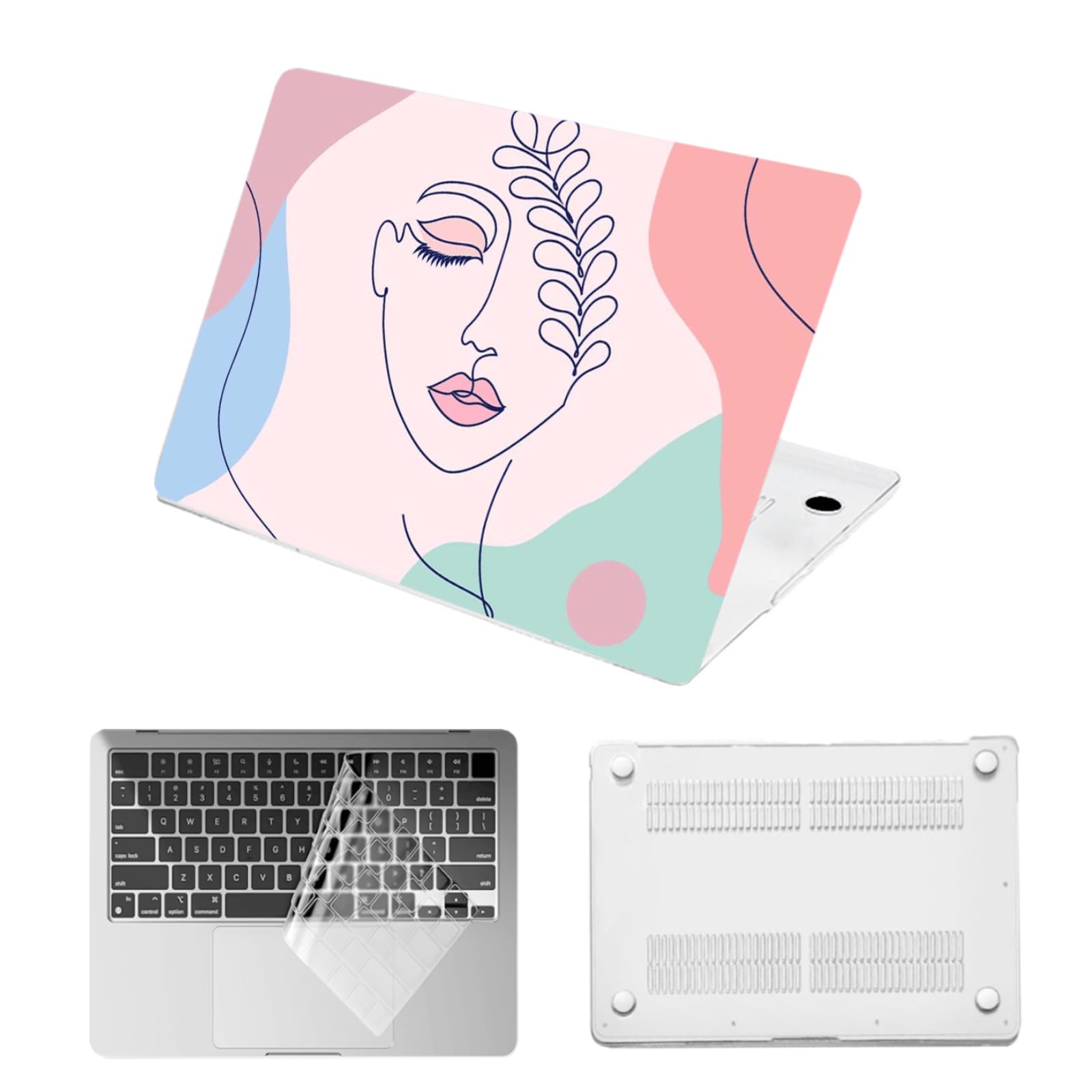 Funda para MacBook Pro 16 carcasa rígida A2141 con protector teclado Touch Bar 2019 8
