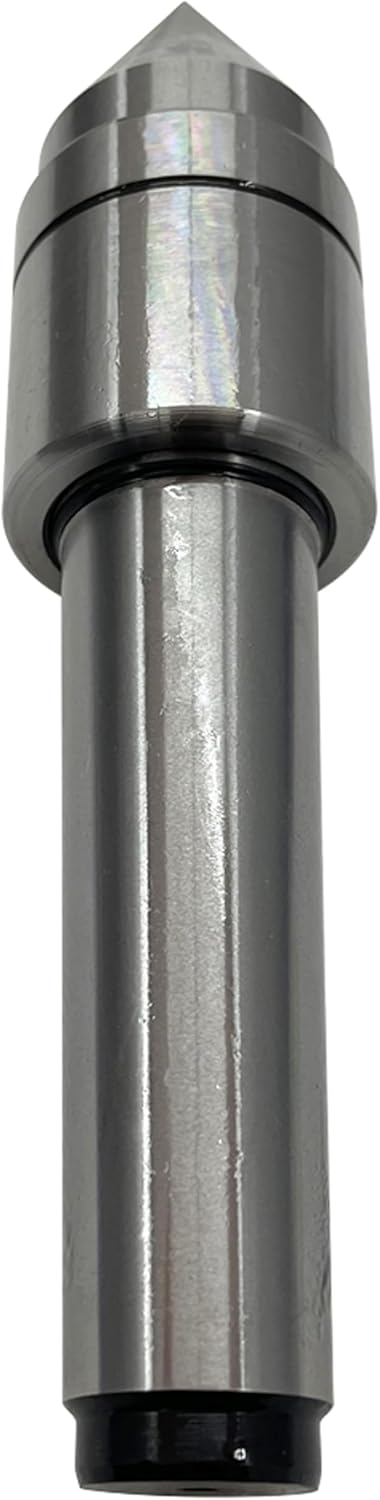 Rotary Live Center with 3 Bearings Waterproof Design for Machining Tools 4.25inch Taper Length