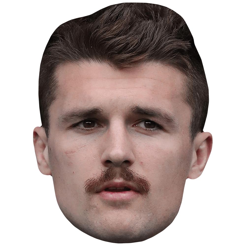 Henry Slade (Moustache) Celebrity Mask, Flat Card Face, Fancy Dress Mask