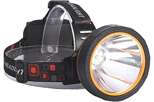 Super Bright Headlight for Hunting and Work, Waterproof and Rechargeable