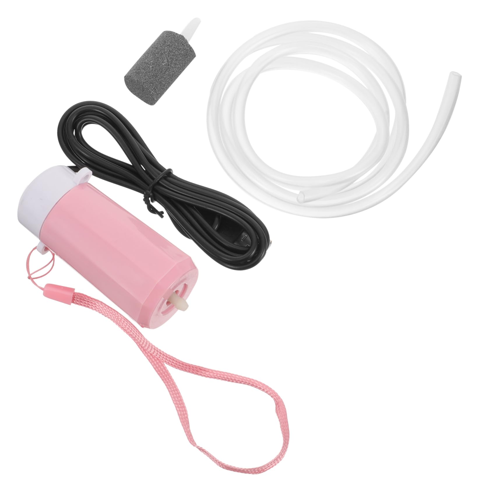 BESPORTBLE Bomba de oxigeno USB compresor de aerógrafo Piscina Bomba de Agua de Acuario inflador Air Pump Aquarium Bomba de Aire USB Bomba de oxigeno portatil de Burbujas AbS Rosa