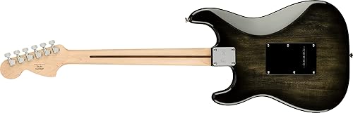 Miniatura 3 de Squier Affinity Series Stratocaster FMT - Guitarra eléctrica, color negro, diapasón de arce