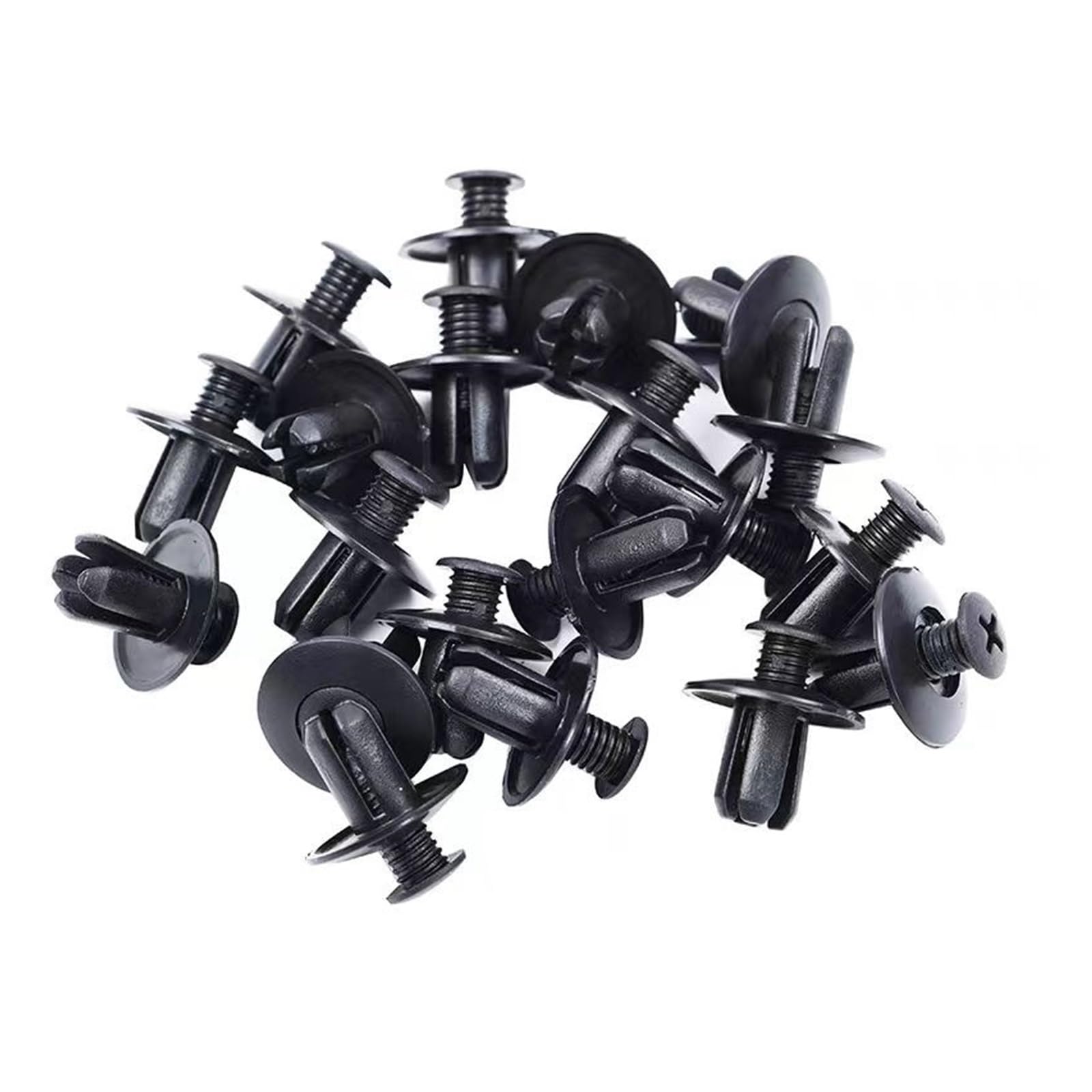 XYWHPGV 8mm Gat 17.5mm Lengte Plastic Klinknagel Bevestiging Auto Bumper Push Clip 100 Stks(f02e6 a9b14 34e0f c1b5a 07cf5 ad57e