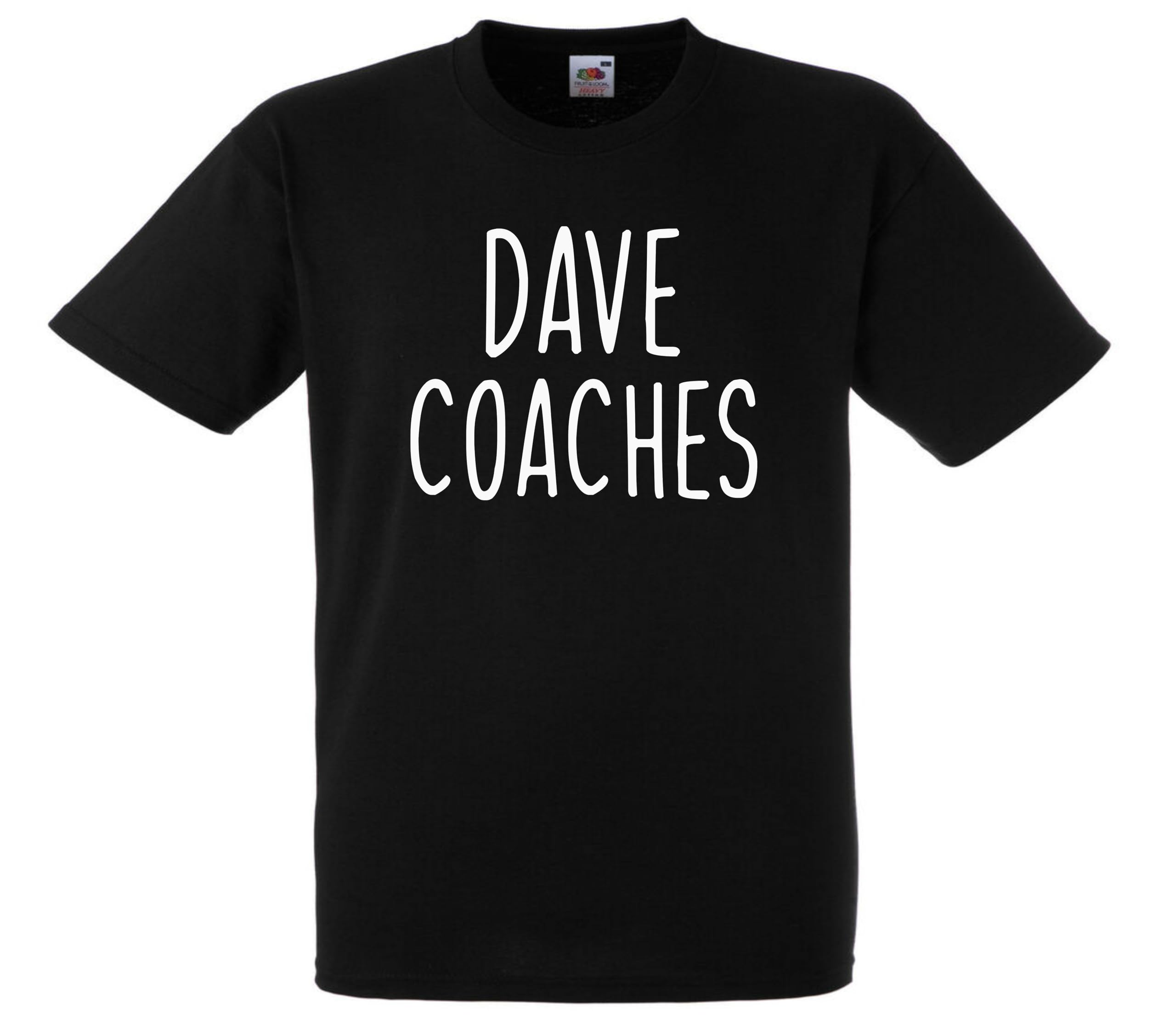 All About The Print Dave Coaches Gavin and Stacey Nessa Wales Welsh Funny Novelty Premium T Shirt Present Gift Y583 Black