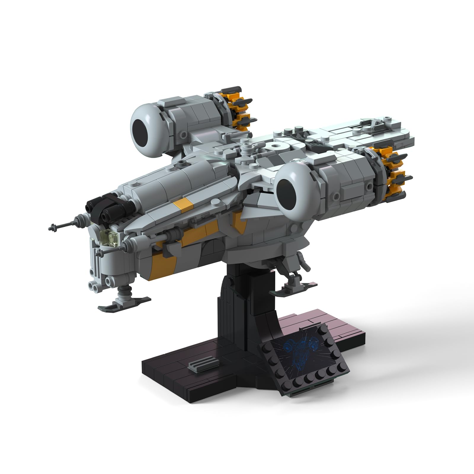 Givenni Star Ship - Set di blocchi da costruzione per adulti, serie Ultimate Collectors Star Ship Model Kit (777 pezzi)