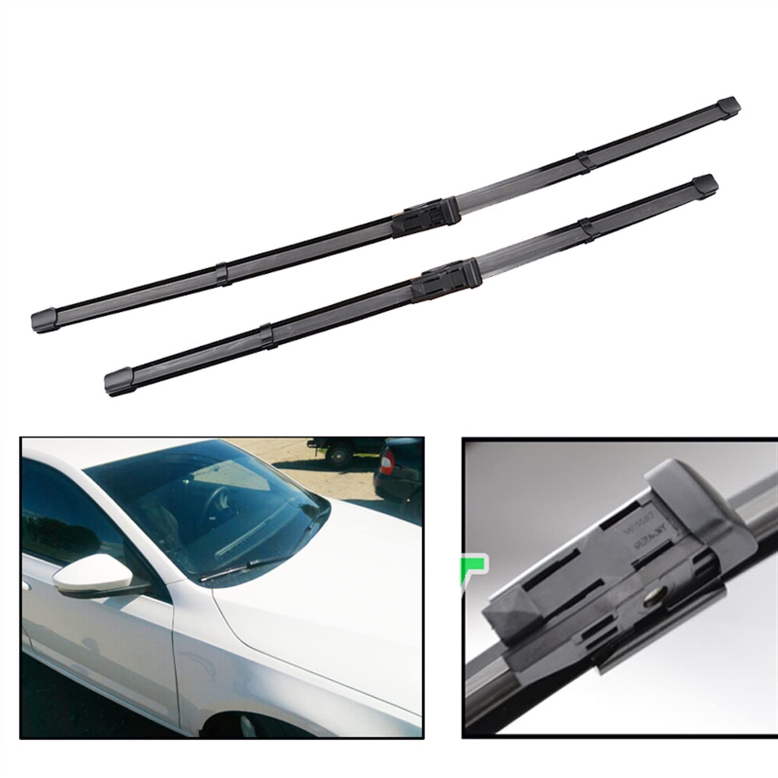Juego De Escobillas Limpiaparabrisas Delanteras Y Traseras De 24 "19" 14 "para Parabrisas De Coche Limpiaparabrisas Para Skoda Para Octavia 5E A7 Estate 2013-2017 Parabrisas