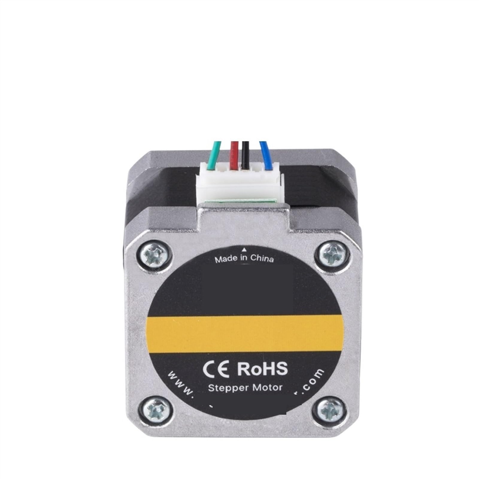 Motor paso a paso Motor paso a paso Nema 17 de 34mm, 28N.cm, 1,3a, Motor paso a paso de 2 fases for fresadora de grabado de impresora 3D CNC(17CS03A 5PCS)
