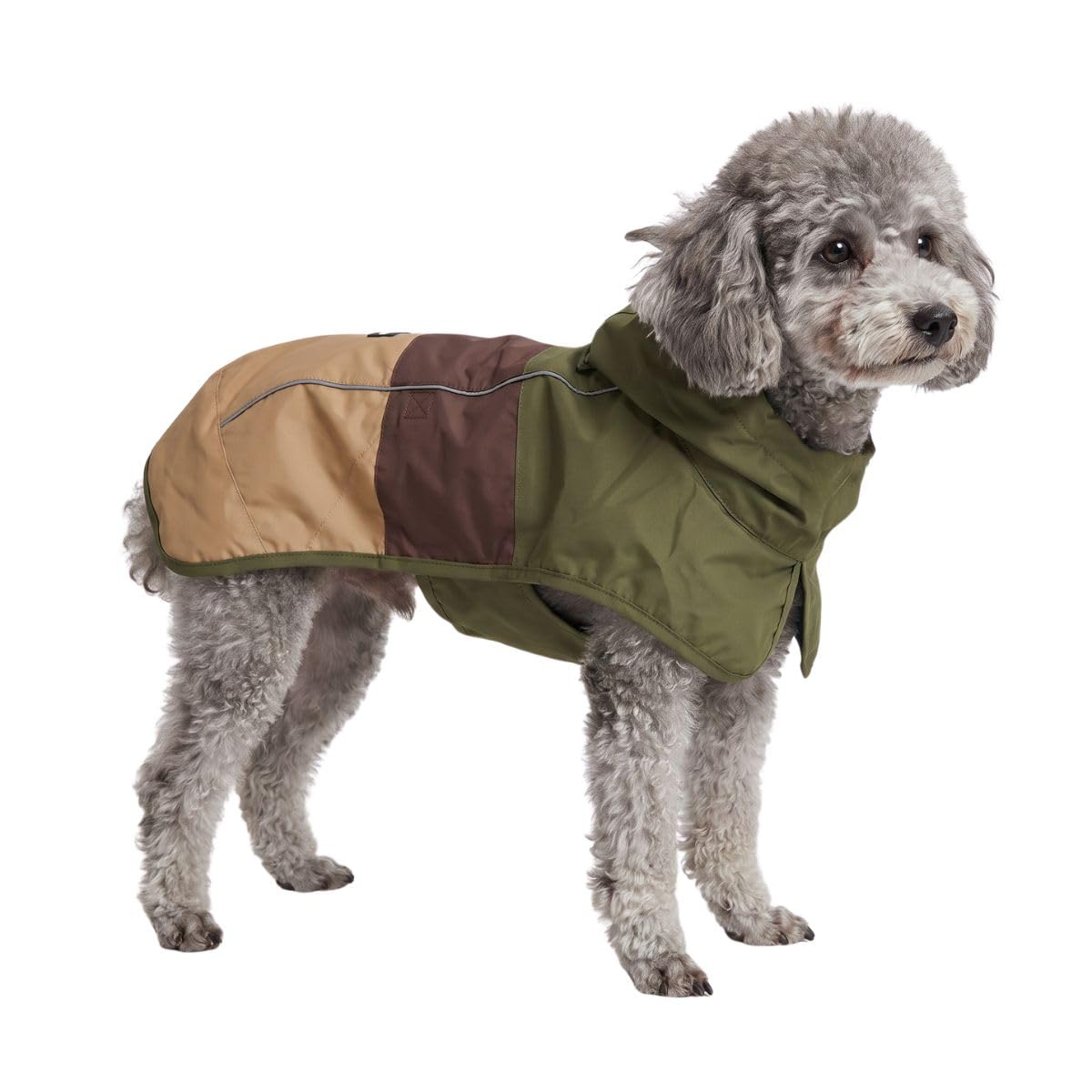 Spark Paws Dog Raincoat - Waterproof Rain Jacket w/Hood, Full Coverage
