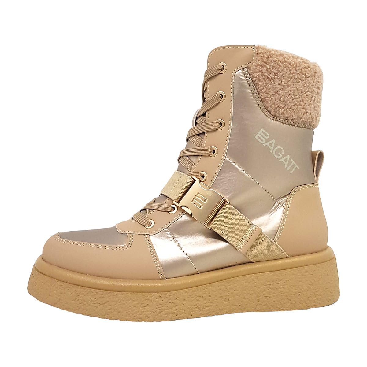 BAGATT Women's Catania boots, beige, 8 UK