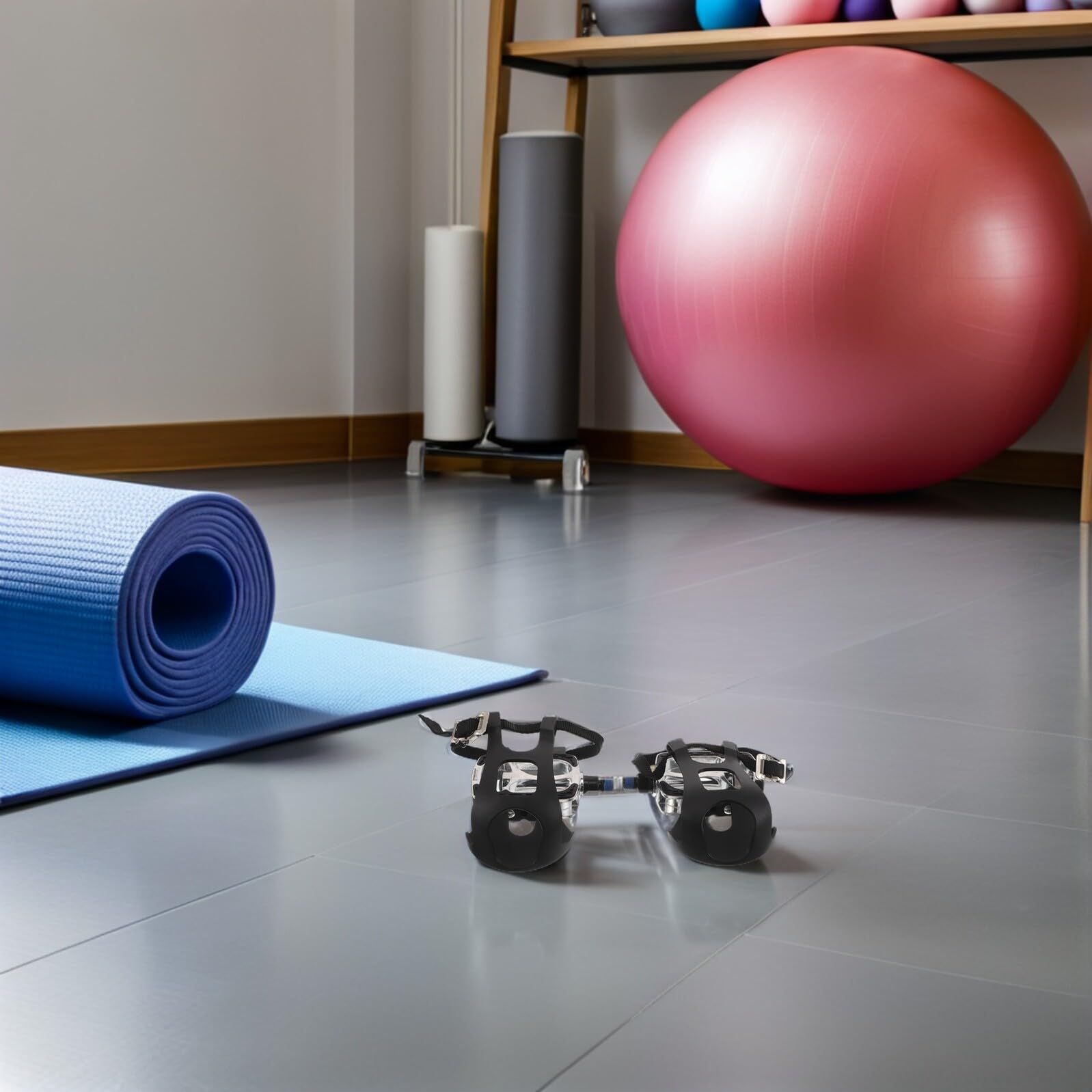 Toyvian Lot de 2 Pédales Antidérapantes pour Vélo Stationnaire, Plateforme Plate 1/2 Pouce, Accessoires Fitness Compatibles Universellement pour Vélo D’Appartement, Pièces de Rechange