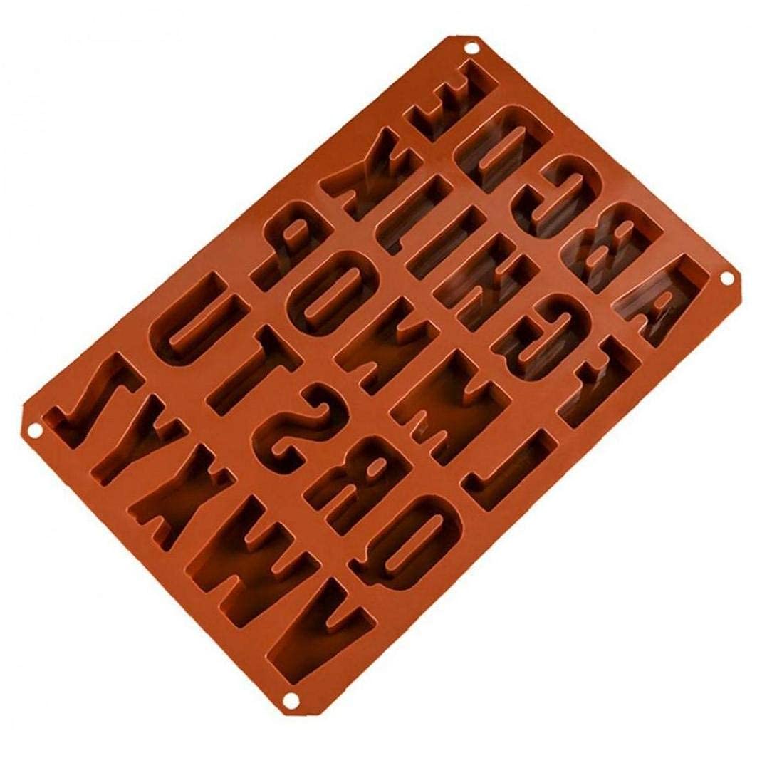 Alphabet Letters Chocolate Silicone Mould Cake Mold Candy Fondant Molds Baking Accessories Kitchen Baking Mould