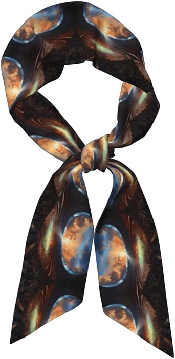 Wonderful soccer game Womens Satin Long Strip Scarf - 100% Polyester Smooth Shiny Neck Scarf Multi-Functional Fashion Accessory for Travel Dating Photos Daily Decoration