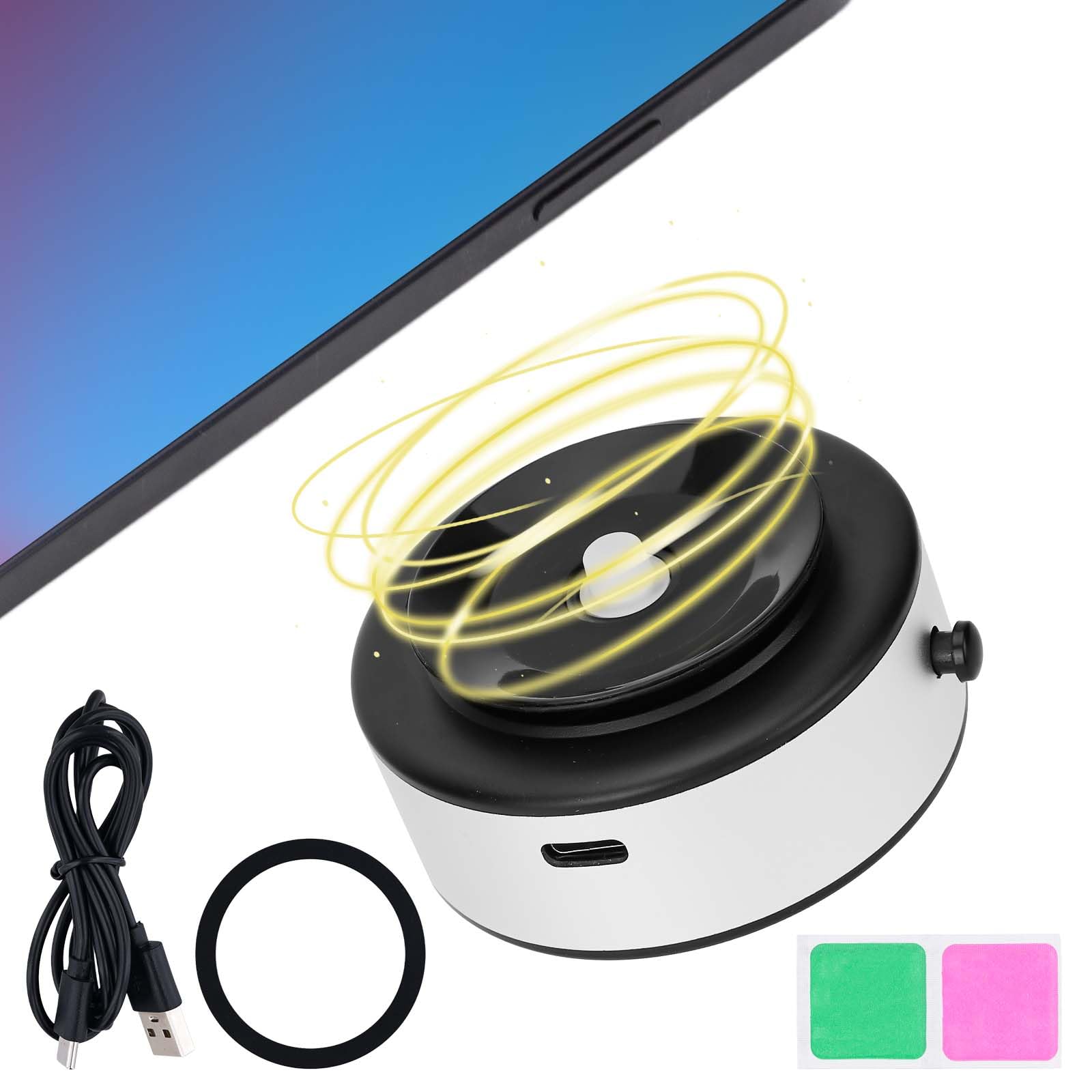Magnetic Car Suction Cup Phone Holder 360 Rotation Magnetic Suction Mobile Phone Mount Adjustable Cell Phone Suction Stand