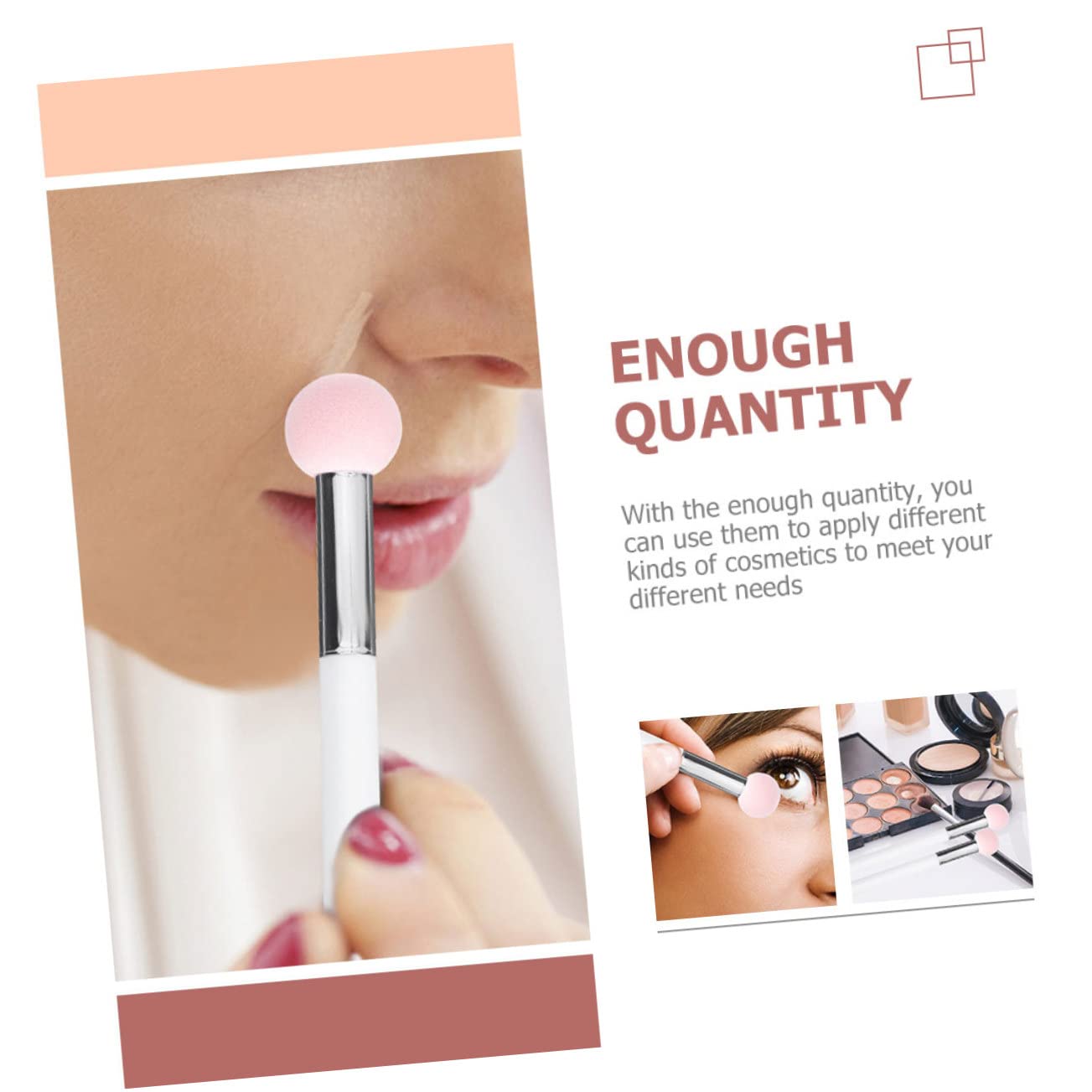 FOMIYES 24stücke Teiliges Schwämme Mit Griff Weiche Puderquasten Für Foundation Und Concealer Für Zuhause Und Schönheitssalons Langlebig Und Hautfreundlich