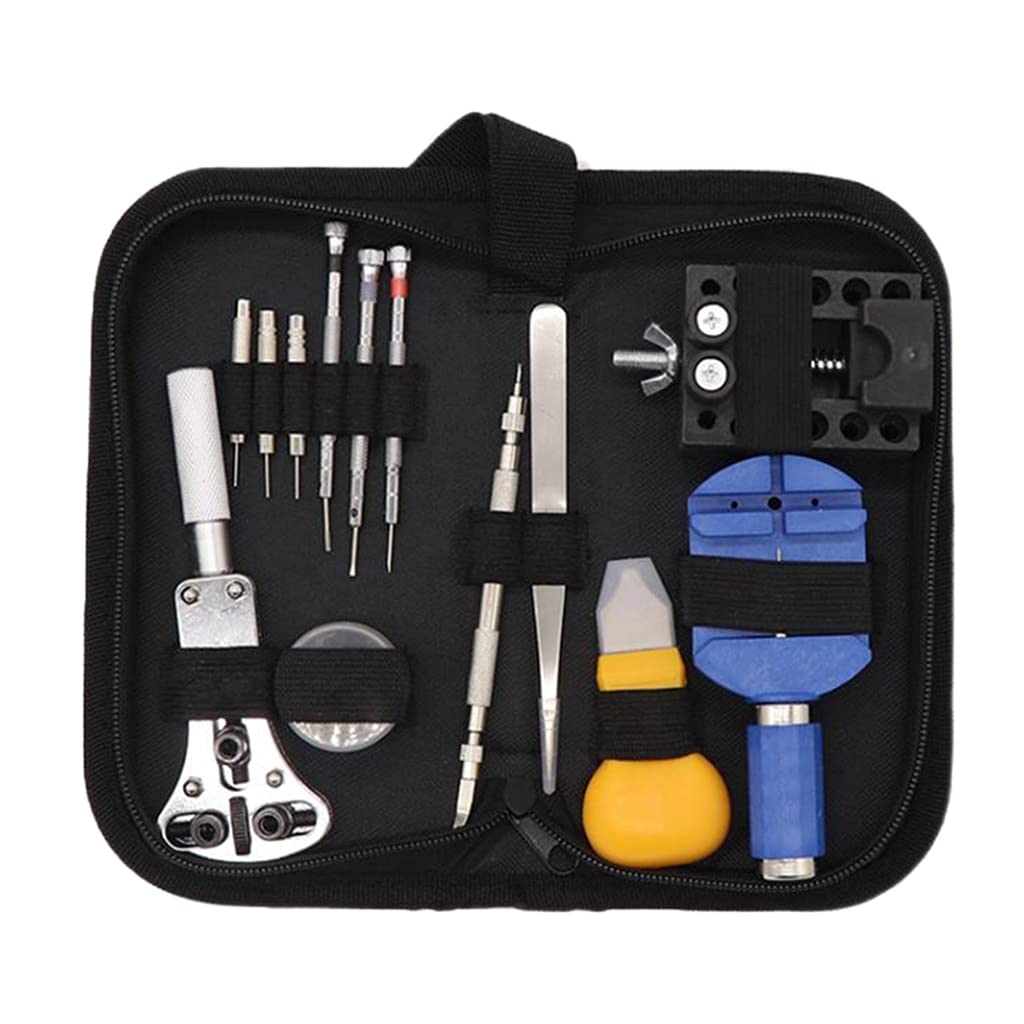 JH803 12 stücke Uhr Reparaturwerkzeug Kit Wechselnder Entferner Schraubendreher Werkzeugzubehör