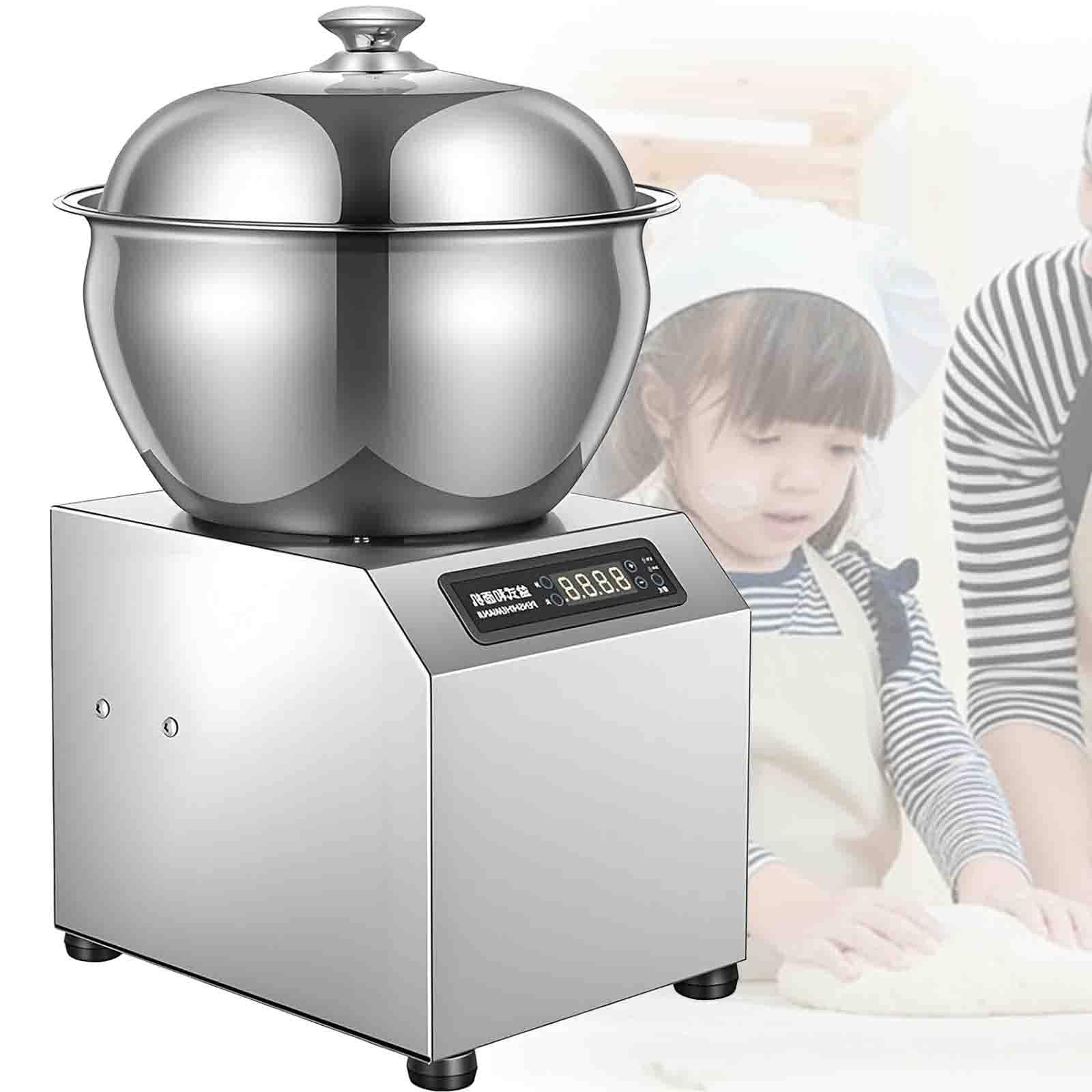 Miscelatore Di Pasta Commerciale, Impastatrice Professionale per Farina 8KG | impastatrice a Spirale Elettrica da 1400 Giri/Min, con timer per ristoranti, pizzerie e panetterie