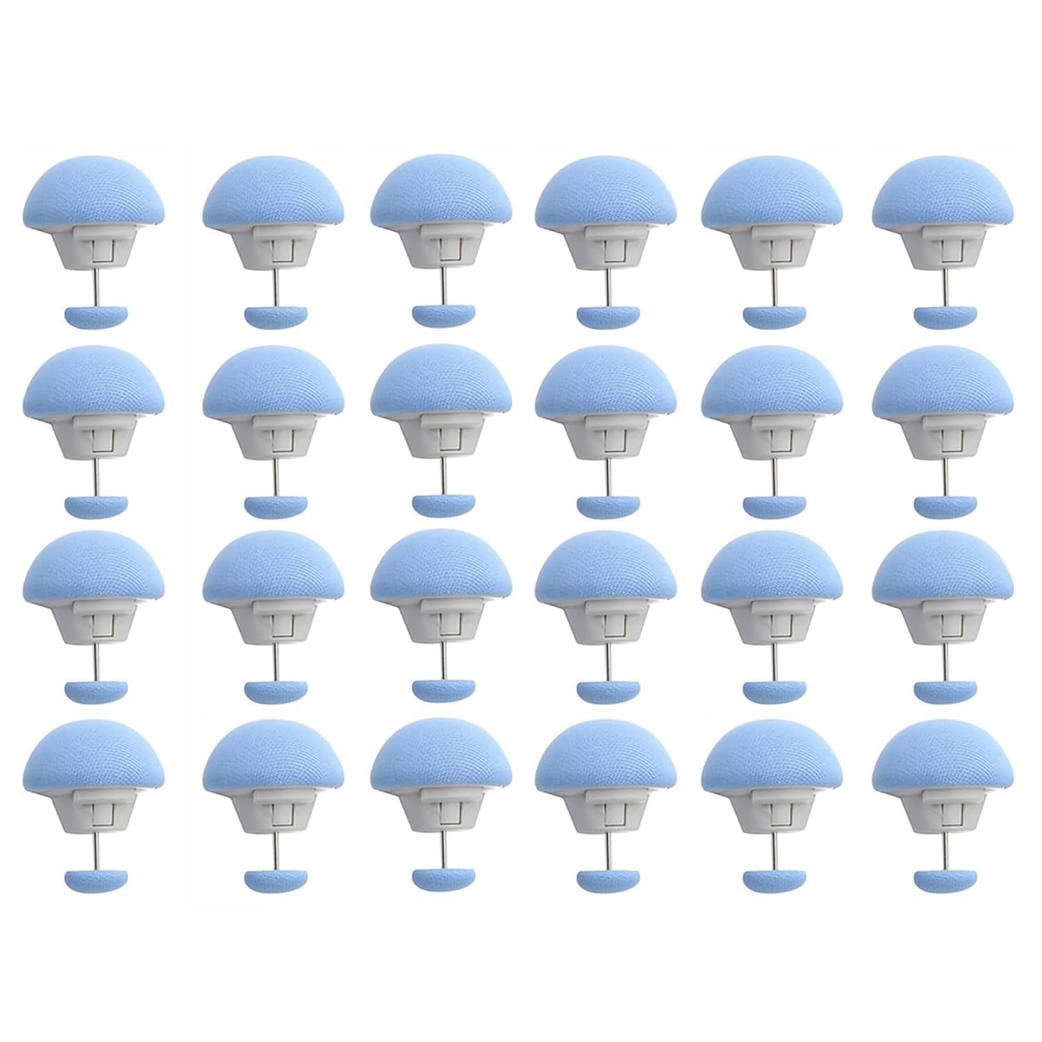 Bed Sheet Clips Mushroom Duvet Cover Pins Holding Non Slip Fixator Comforter Quilt Anti Movement Clamps with One Key Unlock for Blanket (Pack of 8 Pcs)-image-38