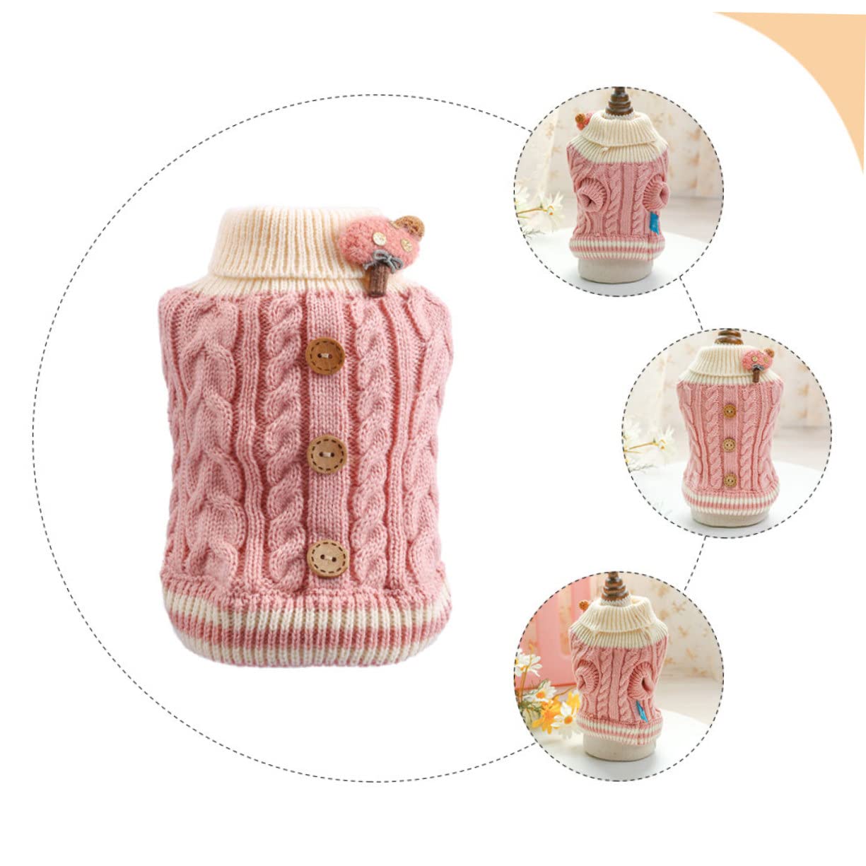 INOOMP 5pezzi Autunnale per Abbigliamento per Cartoon per Divertenti e Speciali per