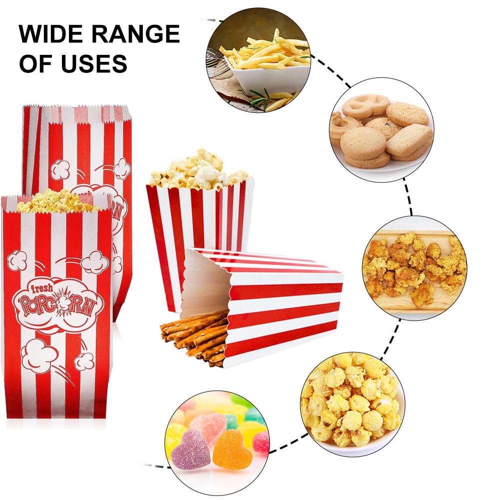 48 Pièces Boîtes Cartons De Pop-Corn Conteneurs Bonbons Pop-Corn