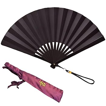 Amazon.co.jp: OLYOLY 漆黒鉄扇 7寸 23cm 鉄扇子 護身用 金属製