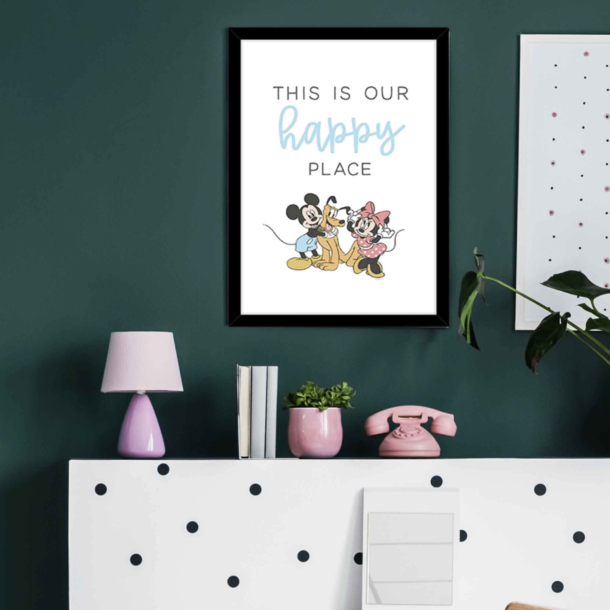 【新品】Disneyland ディズニー　ウォールアート　壁掛け　アートフレーム Amazon.co.jp: ディズニー ミッキーとミニーマウスのラブ