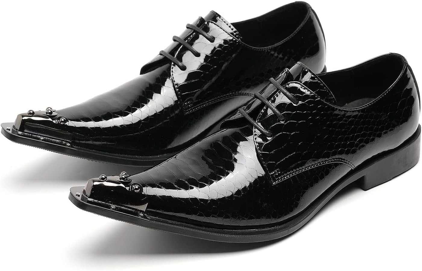 靴 Santoni Black Straight Tip Dress Shoes Santoni - Easy On Black Leather Dress Shoe | Mitchell Stores