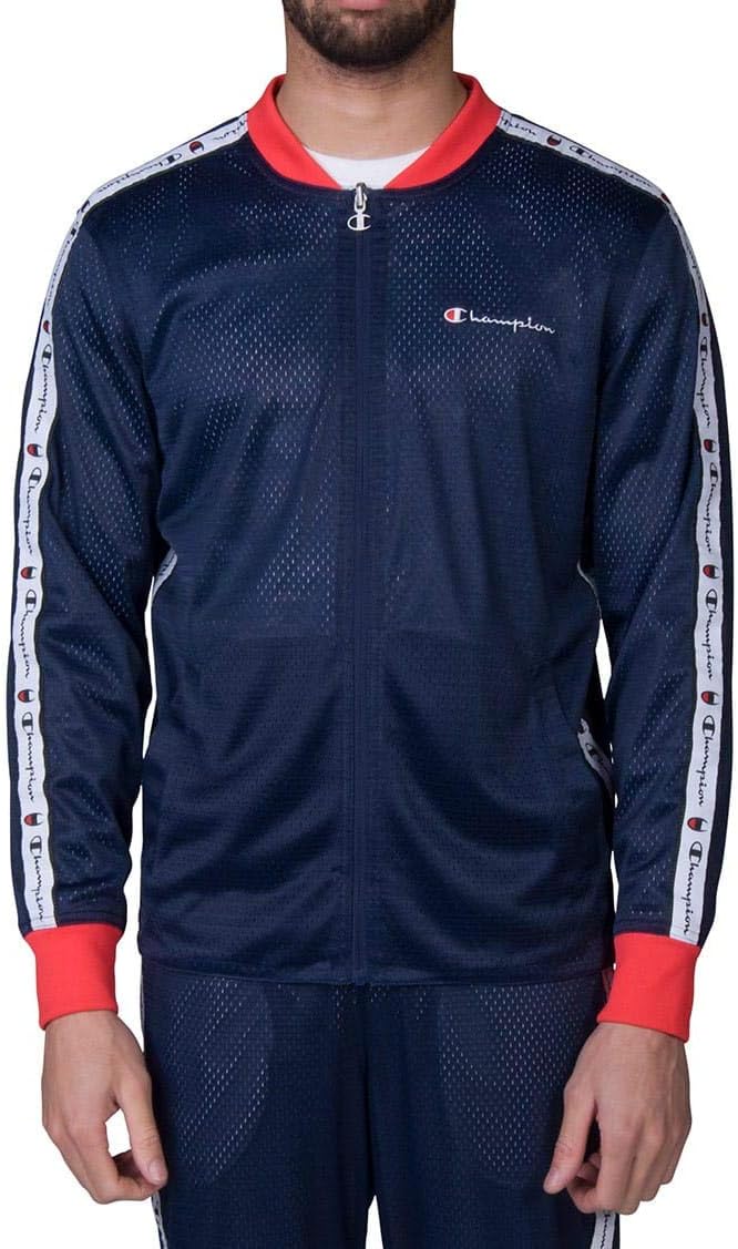 Champion Men's Reversible Mesh Jacket, Im Ind/Rd Spk/Blr Trpcs in Ind, L at  Women's Coats Shop