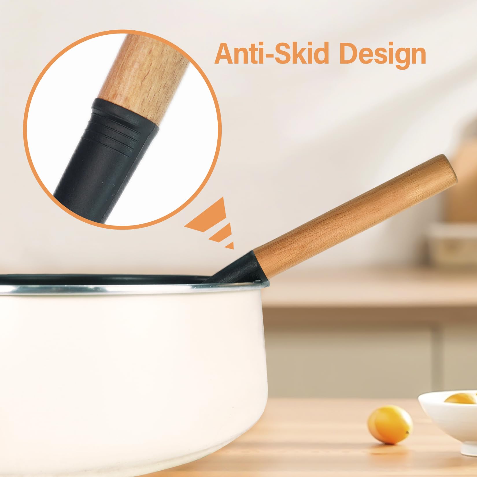 Set di utensili da cucina in silicone da 25 pezzi, con supporto, senza BPA, con manico in legno, spatole in silicone resistenti al calore con paletta per pentole antiaderenti (nero)