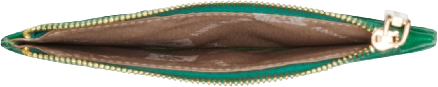 Anne Klein logo top zip pouch