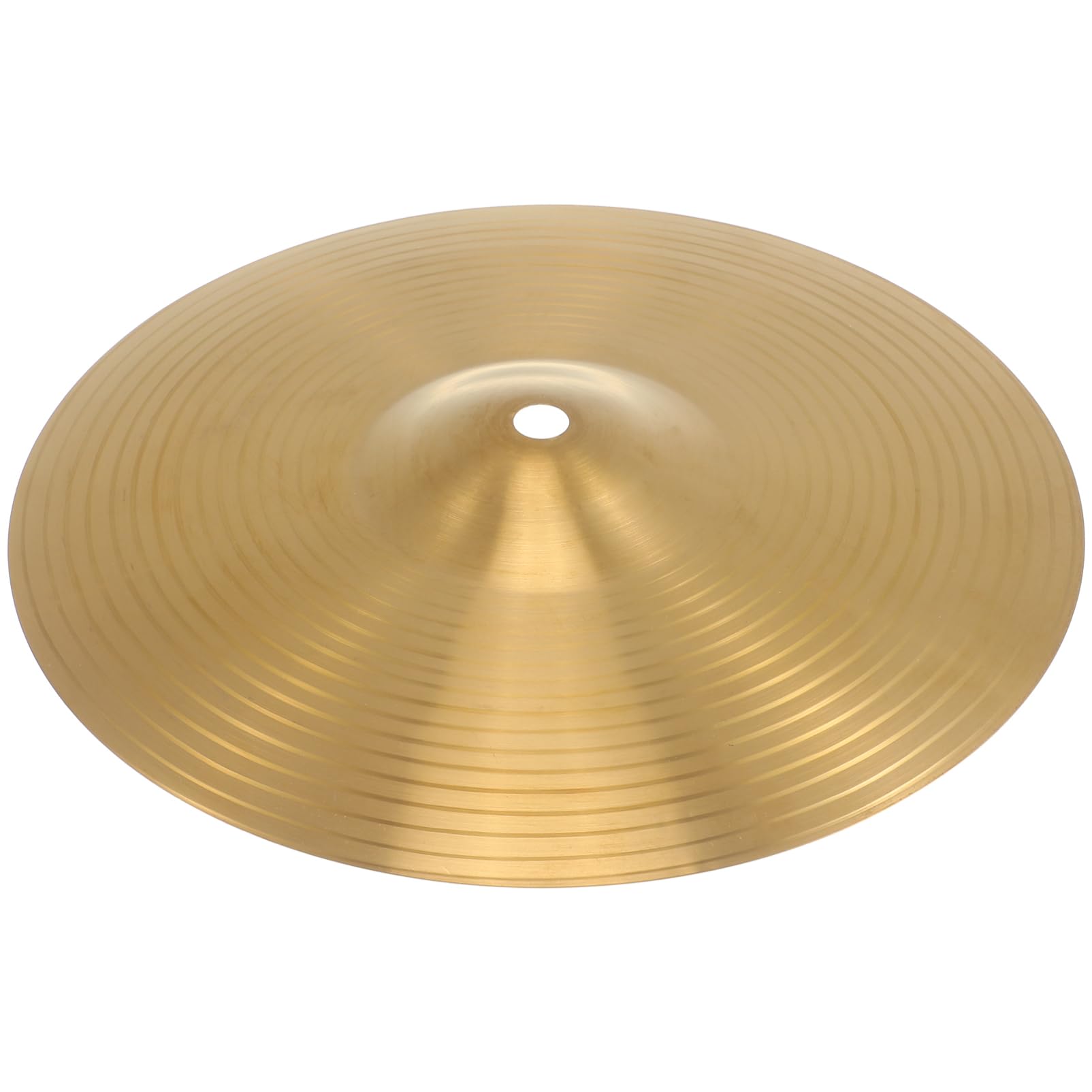 BESTonZON Professional Brass Cymbals Set 10 Inch Hi Hat Crash Ride for Drum Players and Students