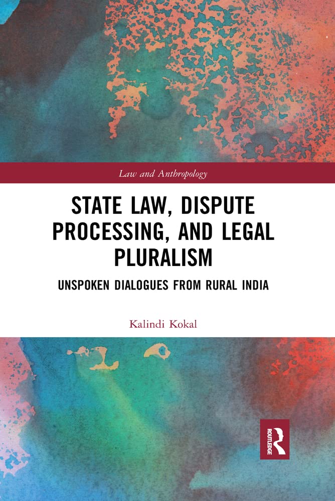 Buy State Law, Dispute Processing And Legal Pluralism — BookShops.in