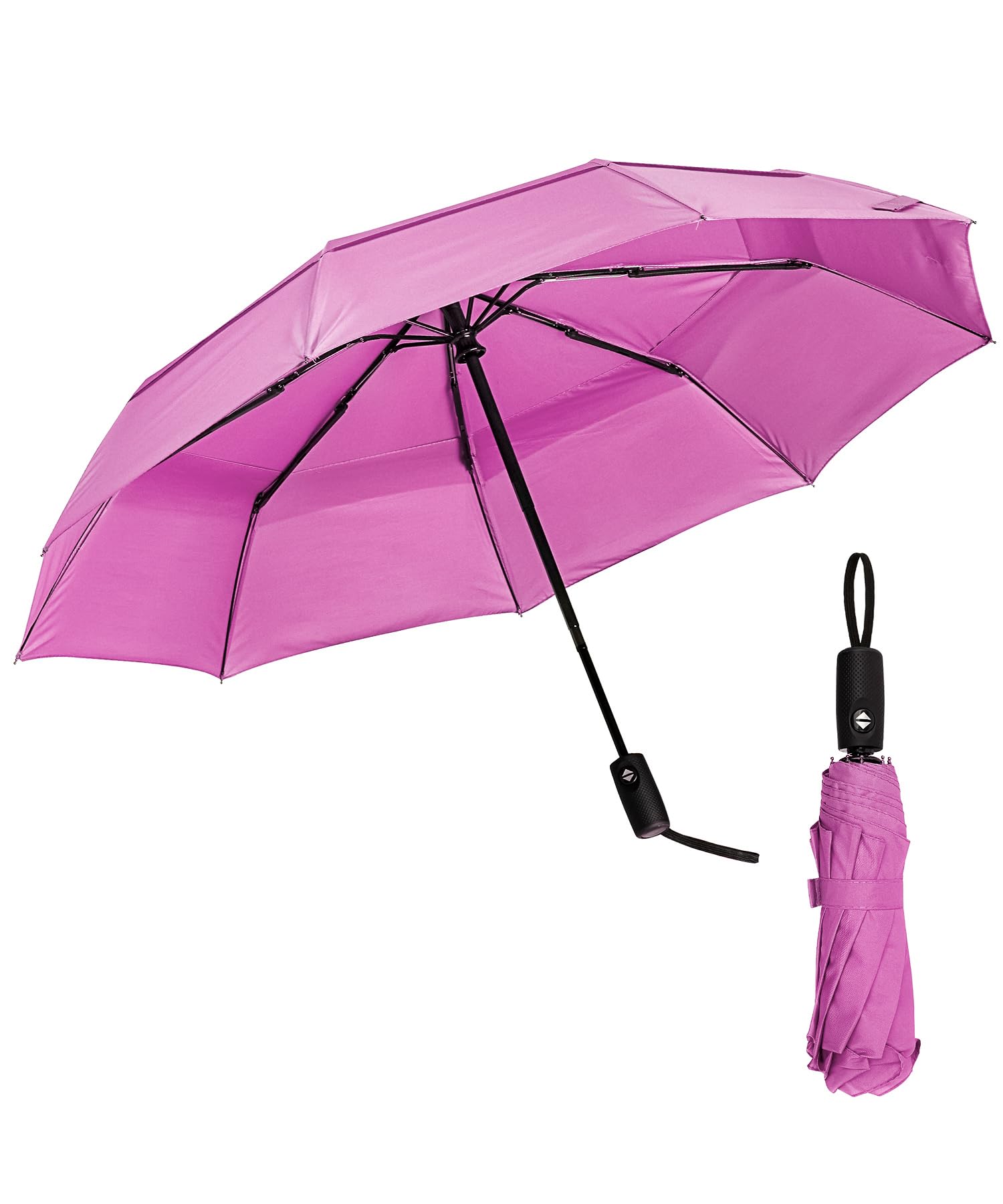Mr. PenWindproof Travel Umbrella, Automatic Umbrellas for Rain, Compact
