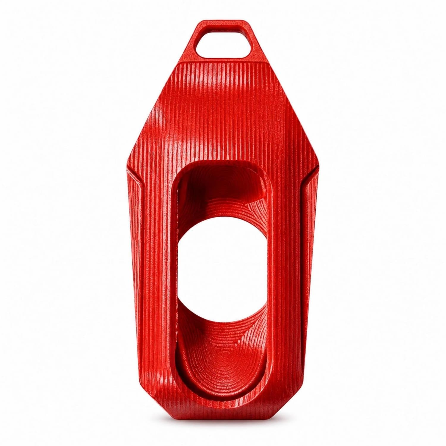 UJEAVETTE Machined Look Motorcycle Key Cover Stretched Decorative Key Sleeve Large Cutout Transport Gear Beveled Edges, Red-image-27