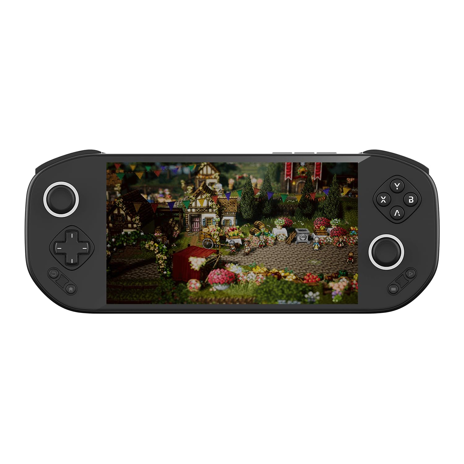 Pocket Max Console de Jeu rétro Portable Android, Écran Tactile 7" 144Hz FHD AMOLED, Snapdragon 865, 8GB RAM, 128GB UFS 3.1, Commandes modulaires magnétiques, Joysticks TMR, 8000mAh [Black]