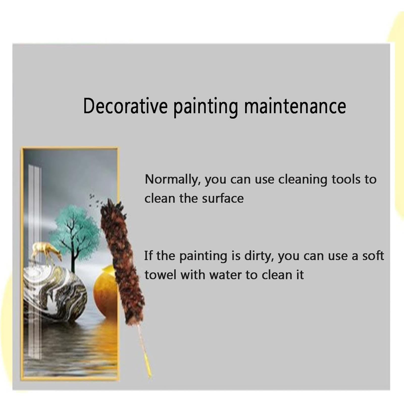 Cuadro Decorativo con Tapa de Caja de fusibles, Cuadro Decorativo para Pared con medidor eléctrico Oculto, Marco Horizontal para Colgar para decoración del hogar (60 x 80 cm)