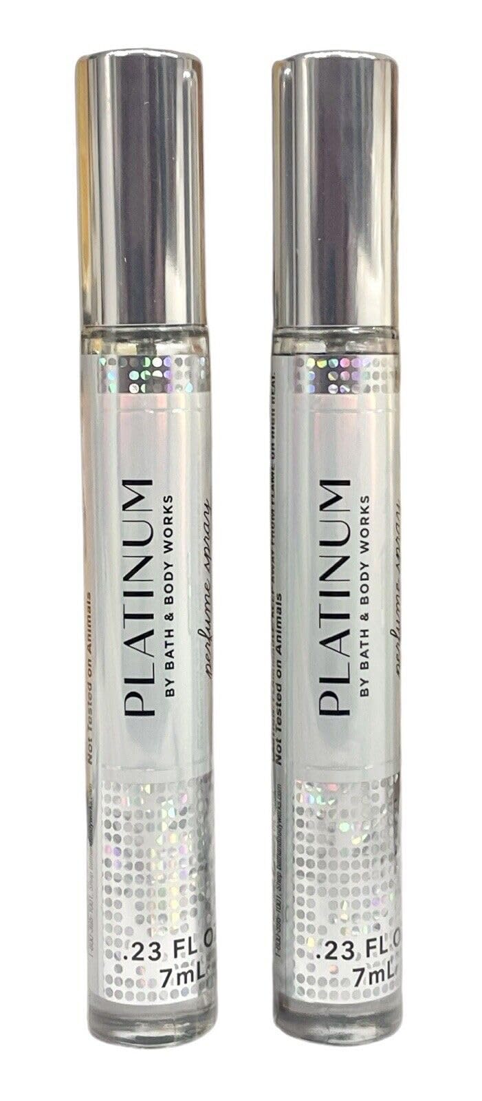 2 Mini Perfume Spray 0.23 Fluid Ounce parfume platinum bath body