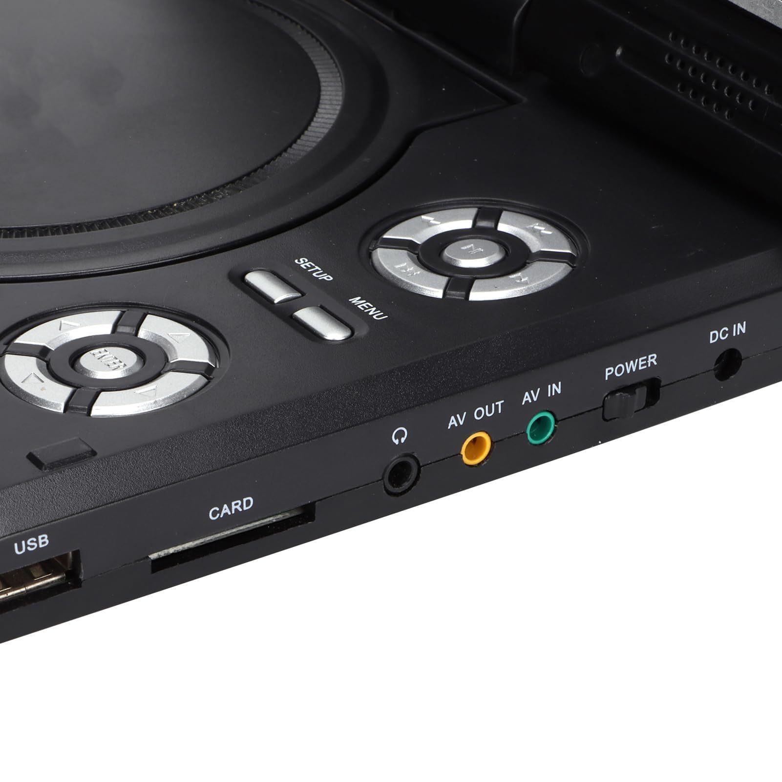 Mobiler DVD-Player, 6,8/8,5 Zoll Tragbares High-Definition-Wiedergabegerät, Multifunktionaler DVD-Player für das Heimbüro, 270°-Drehung HD-LCD-Breitbild-Display (LMD-750 EU-Stecker)
