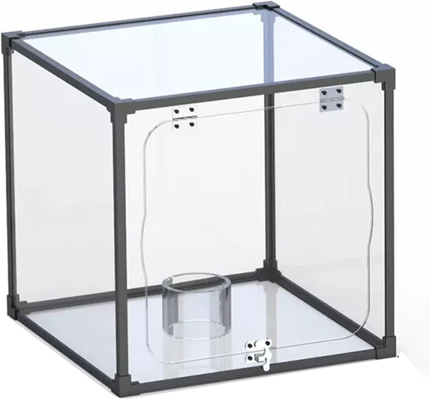 Vitrina Coleccionable, Vitrina apilable ensamblada con Cerradura de Puerta for Juguetes, muñecas, balones de fútbol, ​​Estante de exhibición Transparente ( Color : Clear , Size : 1pcs )