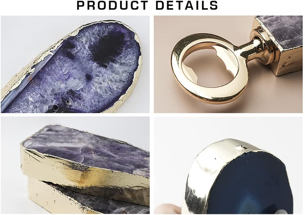 Natural Crystal Stone Shape Bottle Opener Creative Wine Beer Beverage Drinking Opener Bar Cute Fun Gadget Beer Kitchen Tools Barware (Pink-ZHU)